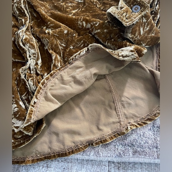 Free People night skies velvet blouse - Picture 10 of 14